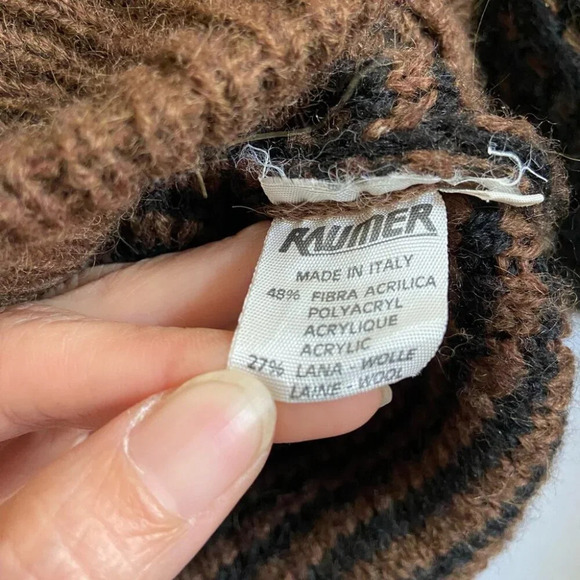 Creazioni Fraber vintage made in Italy alpaca wool crewneck sweater - Picture 8 of 12